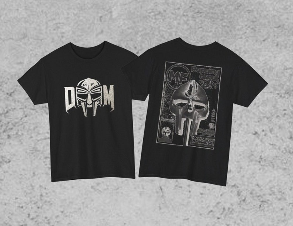 Mf Doom T-Shirt MF Doom Tee MF Doom Madvillain Black Shirt